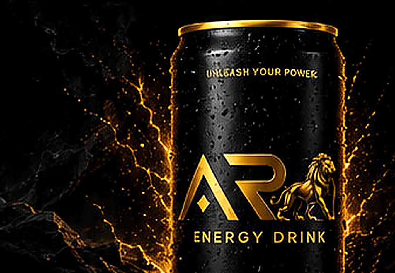 ARI can with gold energy