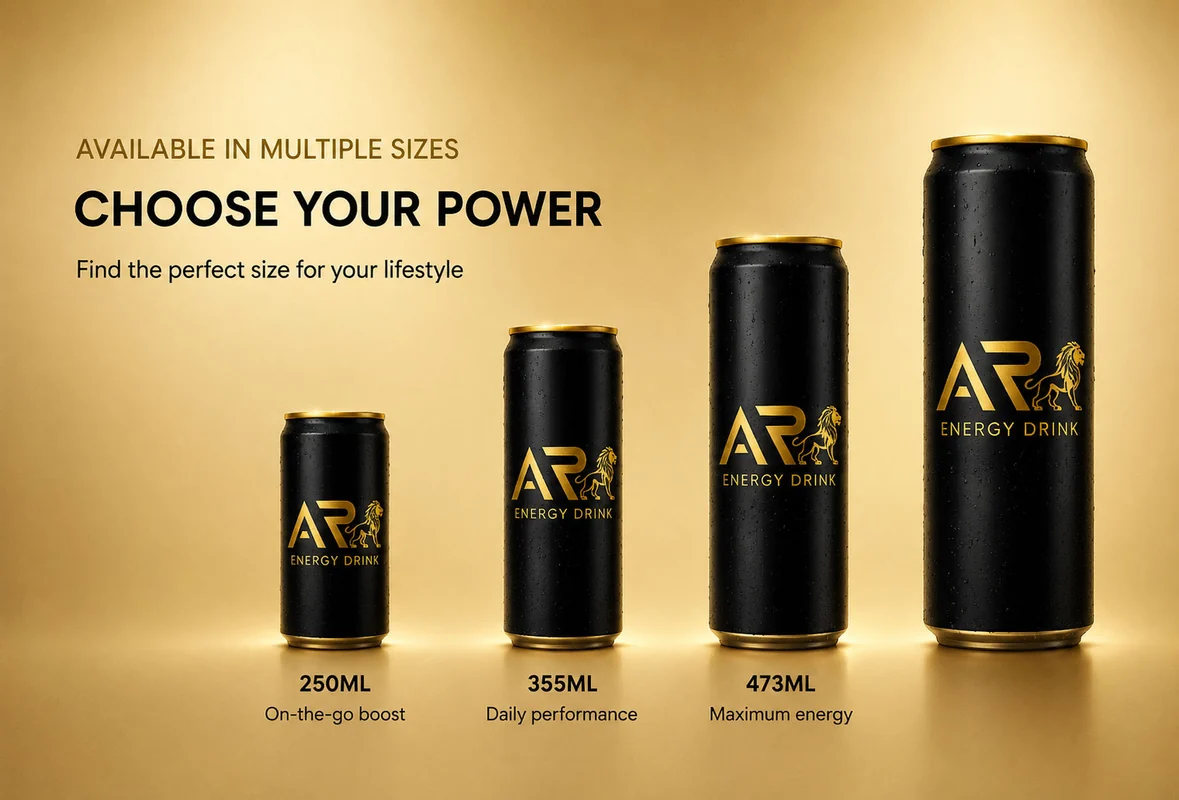ARI Energy Drink lineup